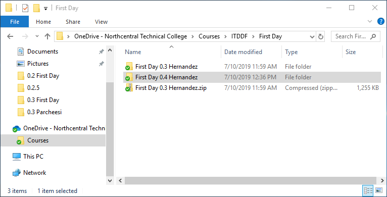 0.4 First Day 1 Snip RenameFolder